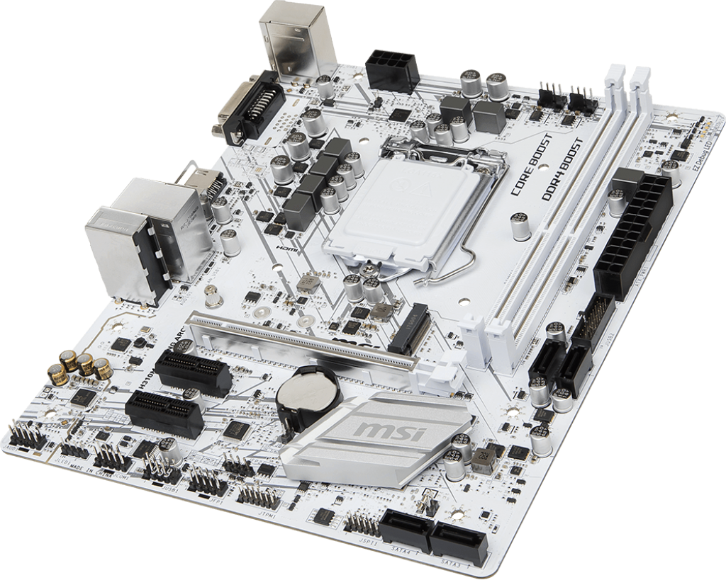 MSI H310M Gaming Arctic - Motherboard Specifications On MotherboardDB